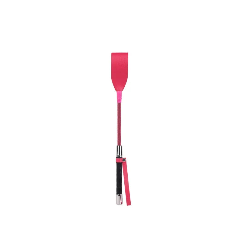 Fuchsia-mini Color Leather Riding Crop – Ideal for Couples' Play